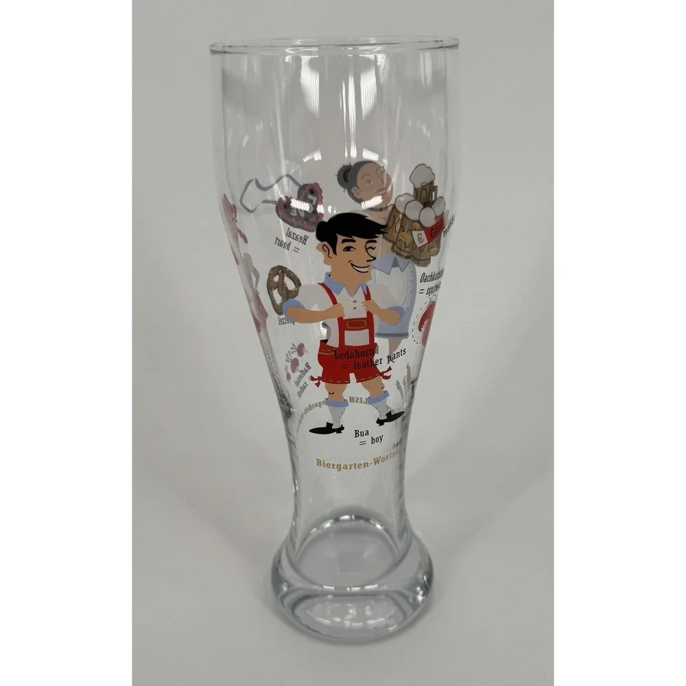 Ritzenhoff Beer Glass Weizen Collection Designer Nils Kunath 2006 Germany 9 1/4